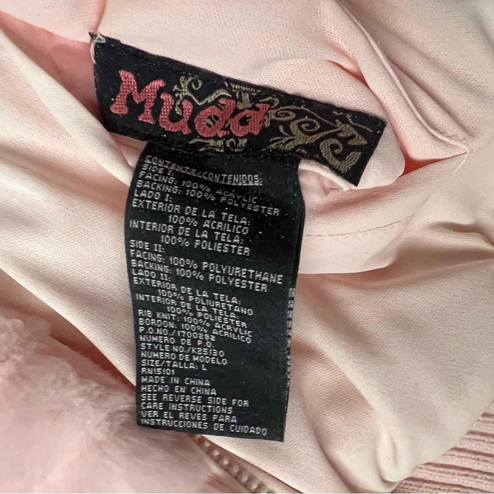 Y2K Pink Faux Fur Jacket - Picture 9 of 9